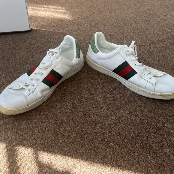 Gucci white leather men sneakers - Picture 6 of 8
